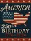 5D Diamond Painting Kit for Adults – American Flag 250th Birthday Diamond Art Kit, Full Drill Round Diamond Dots DIY Gem Painting Canvas (12x16 Inch), Patriotic USA Wall Decor Craft Kit for Home, Beginner & Adult Diamond Art Supplies